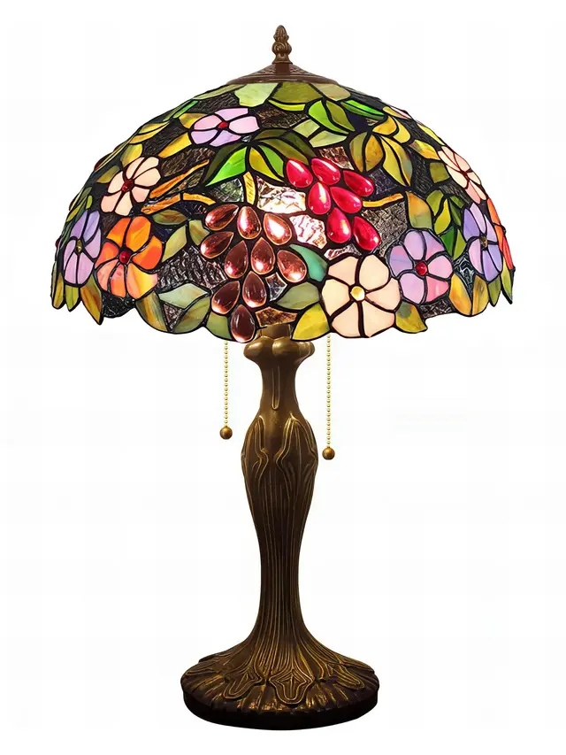 Tiffany Table Lamp “Grape”, Ø40 cm